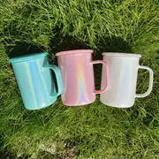 17 OZ SSM LIVE Glitter Glass Mug