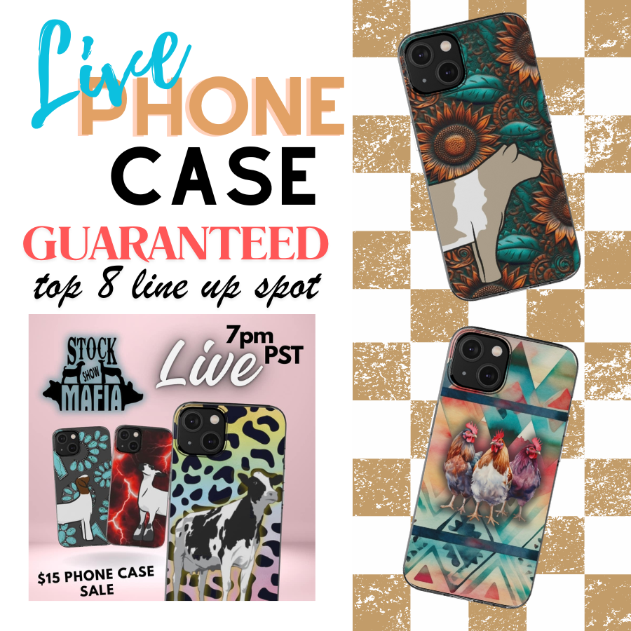 Guaranteed TOP 8 FACEBOOK LIVE Custom CELL PHONE Case SPOT