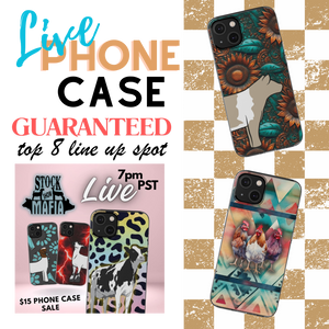 Guaranteed TOP 8 FACEBOOK LIVE Custom CELL PHONE Case SPOT