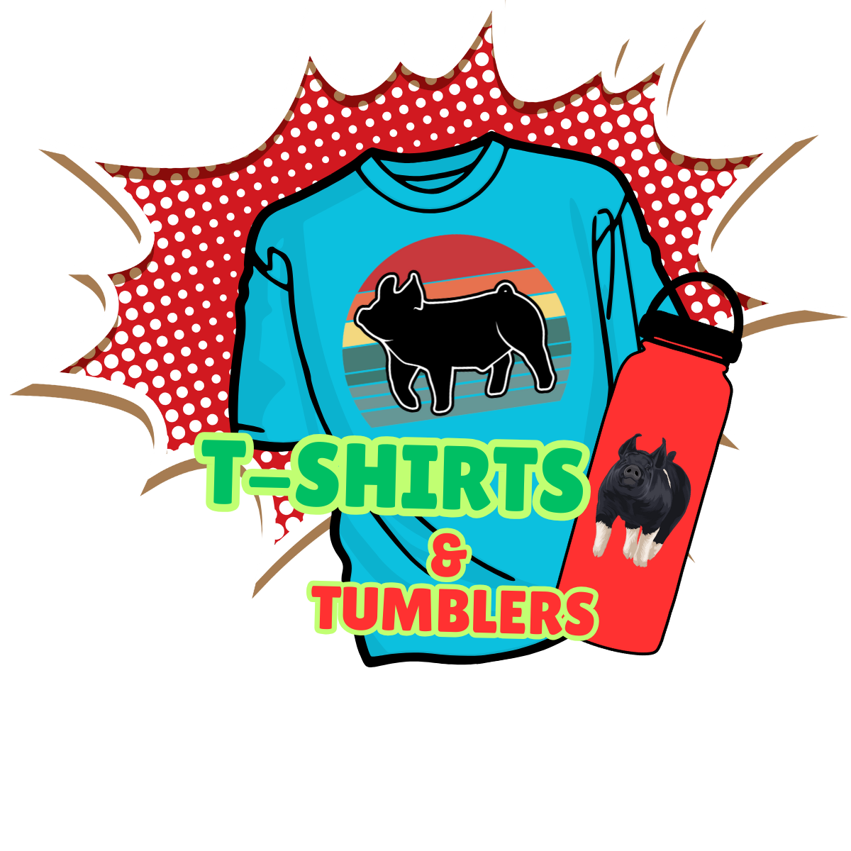 BLACK FRIDAY T-SHIRT & TUMBLER $22