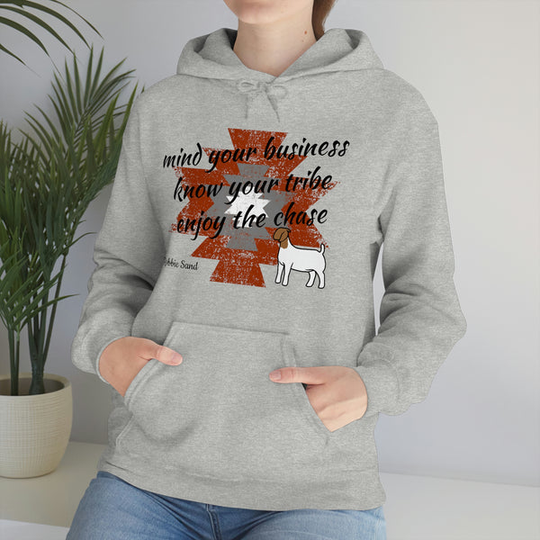 Know your tribe Robbie Sand Goat Heavy Blend™ Hooded Sweatshirt