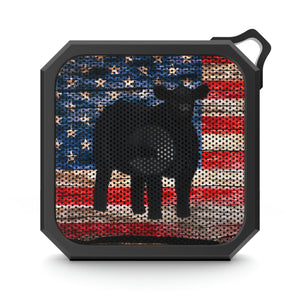 Rustic Americana Flag Steer Blackwater Outdoor Bluetooth Speaker