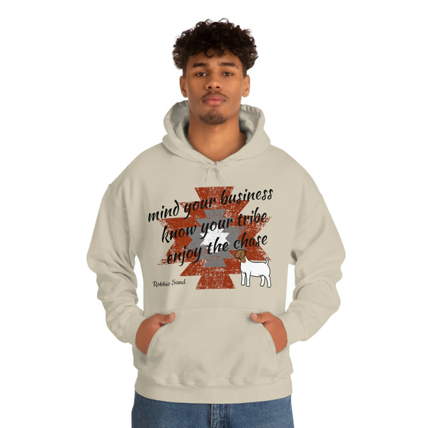 Know your tribe Robbie Sand Goat Heavy Blend™ Hooded Sweatshirt